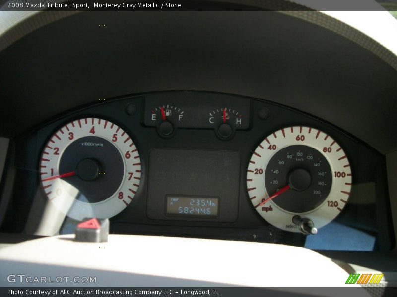Monterey Gray Metallic / Stone 2008 Mazda Tribute i Sport