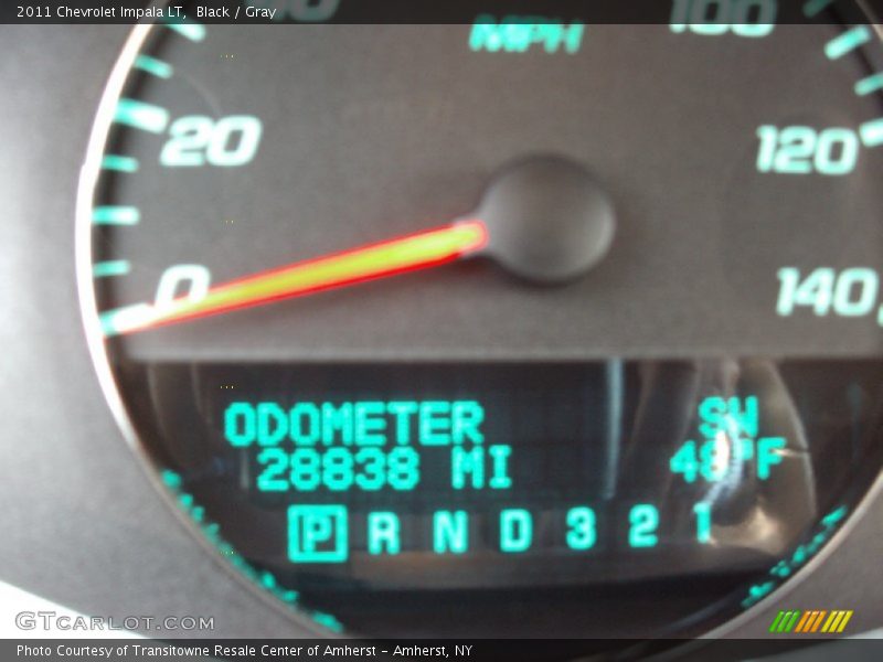 Black / Gray 2011 Chevrolet Impala LT