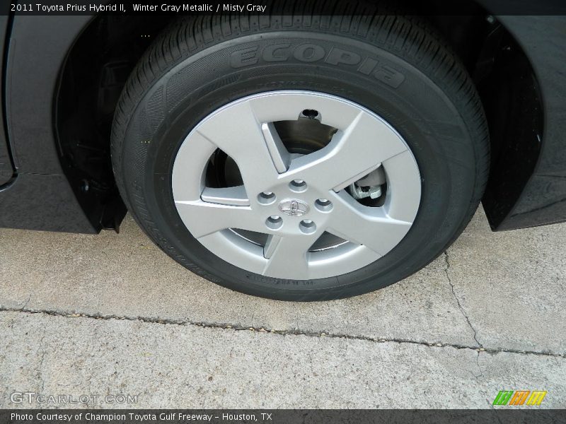 Winter Gray Metallic / Misty Gray 2011 Toyota Prius Hybrid II