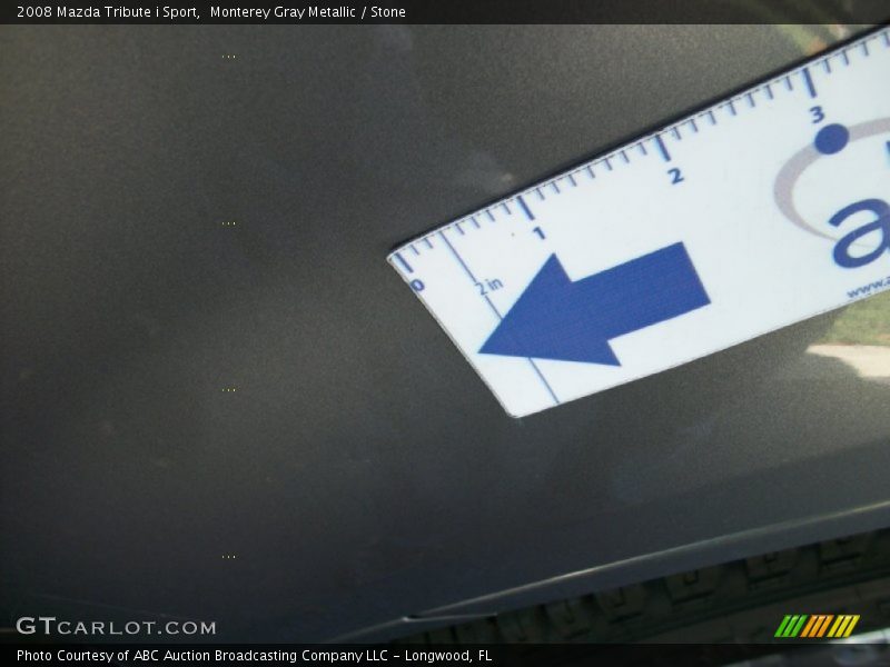 Monterey Gray Metallic / Stone 2008 Mazda Tribute i Sport