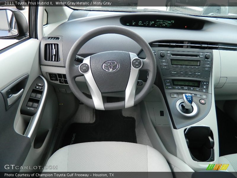 Winter Gray Metallic / Misty Gray 2011 Toyota Prius Hybrid II
