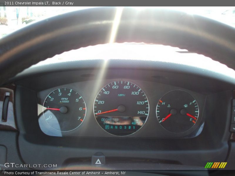 Black / Gray 2011 Chevrolet Impala LT