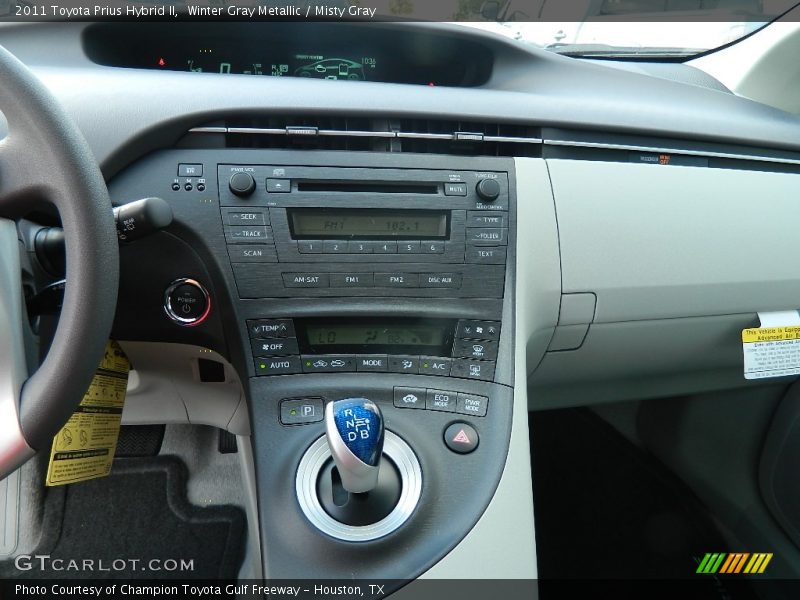 Winter Gray Metallic / Misty Gray 2011 Toyota Prius Hybrid II