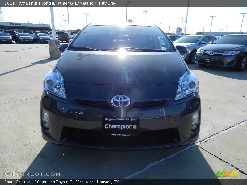 Winter Gray Metallic / Misty Gray 2011 Toyota Prius Hybrid II