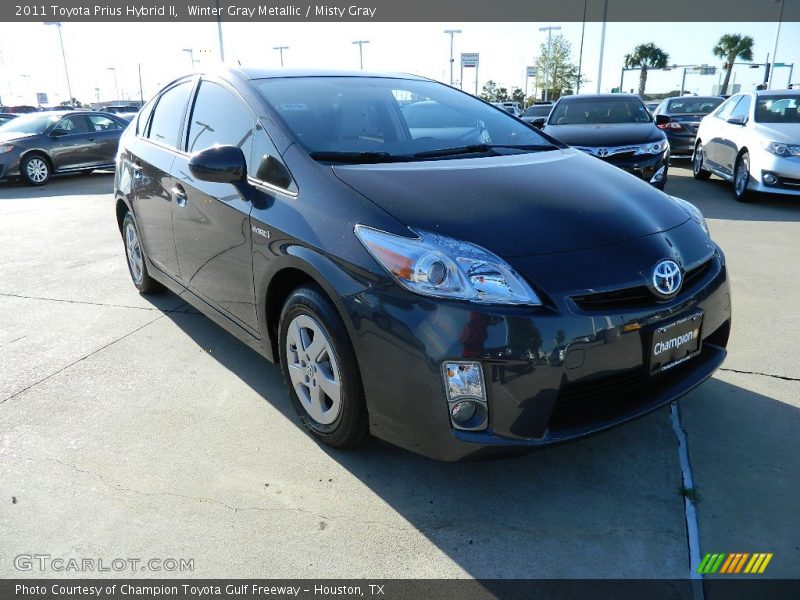 Winter Gray Metallic / Misty Gray 2011 Toyota Prius Hybrid II