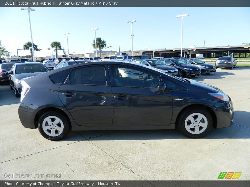 Winter Gray Metallic / Misty Gray 2011 Toyota Prius Hybrid II