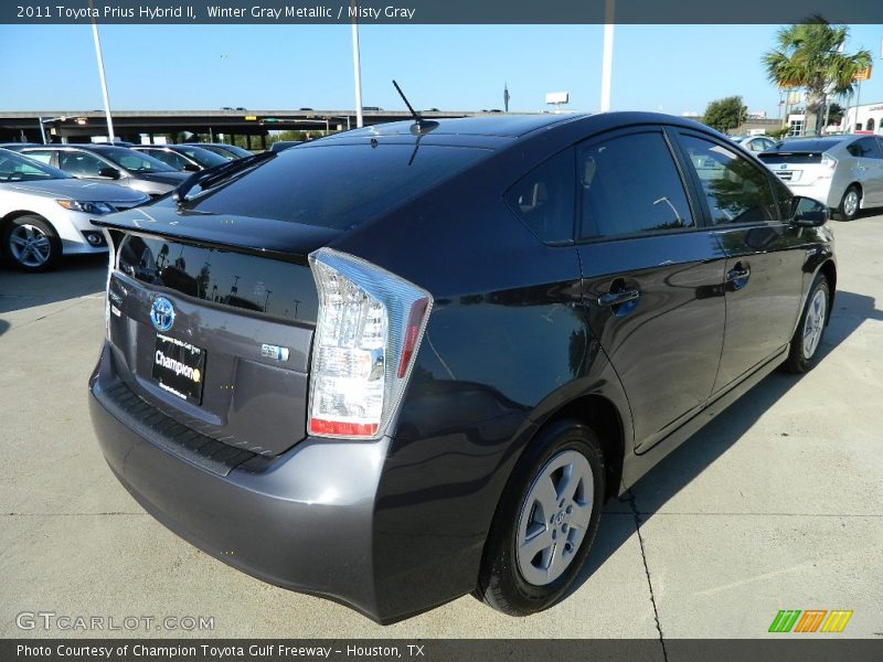 Winter Gray Metallic / Misty Gray 2011 Toyota Prius Hybrid II