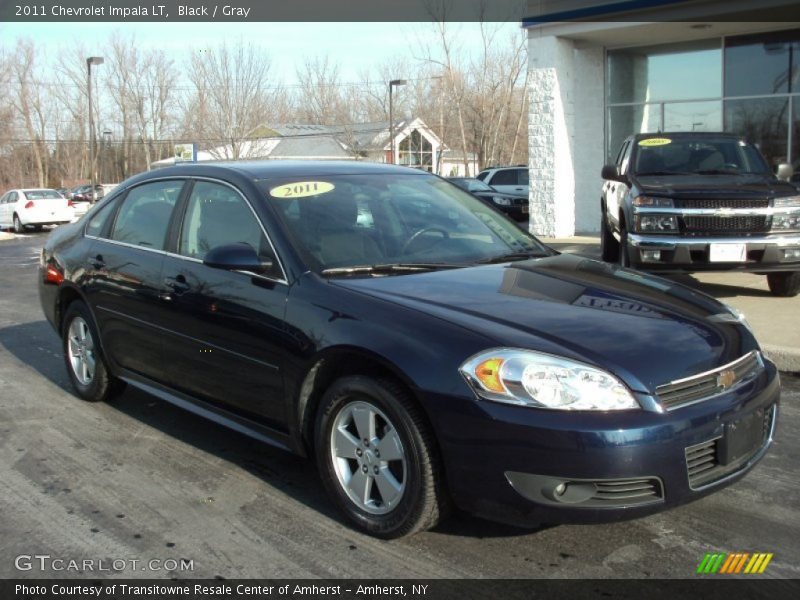 Black / Gray 2011 Chevrolet Impala LT