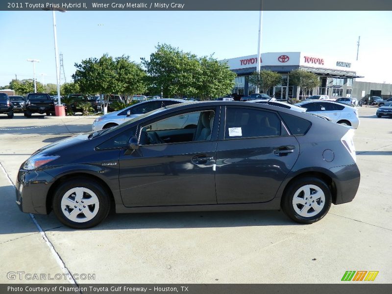Winter Gray Metallic / Misty Gray 2011 Toyota Prius Hybrid II