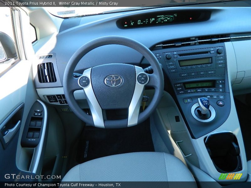 Winter Gray Metallic / Misty Gray 2011 Toyota Prius Hybrid II