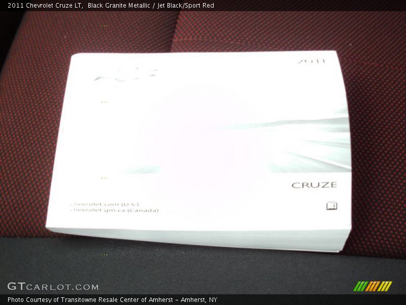 Black Granite Metallic / Jet Black/Sport Red 2011 Chevrolet Cruze LT