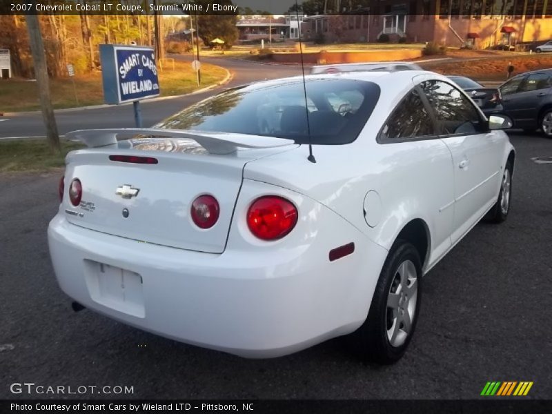 Summit White / Ebony 2007 Chevrolet Cobalt LT Coupe