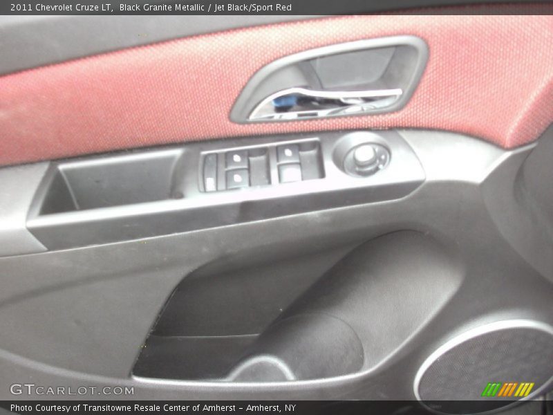 Black Granite Metallic / Jet Black/Sport Red 2011 Chevrolet Cruze LT