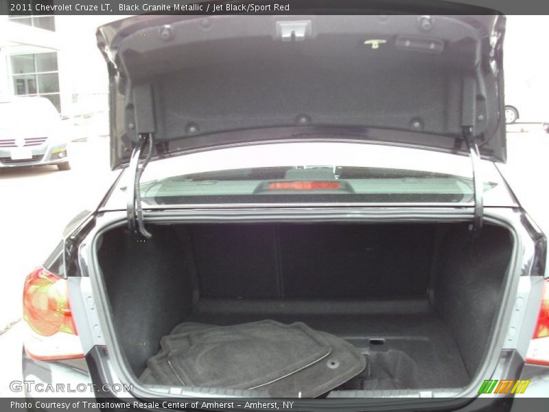 Black Granite Metallic / Jet Black/Sport Red 2011 Chevrolet Cruze LT