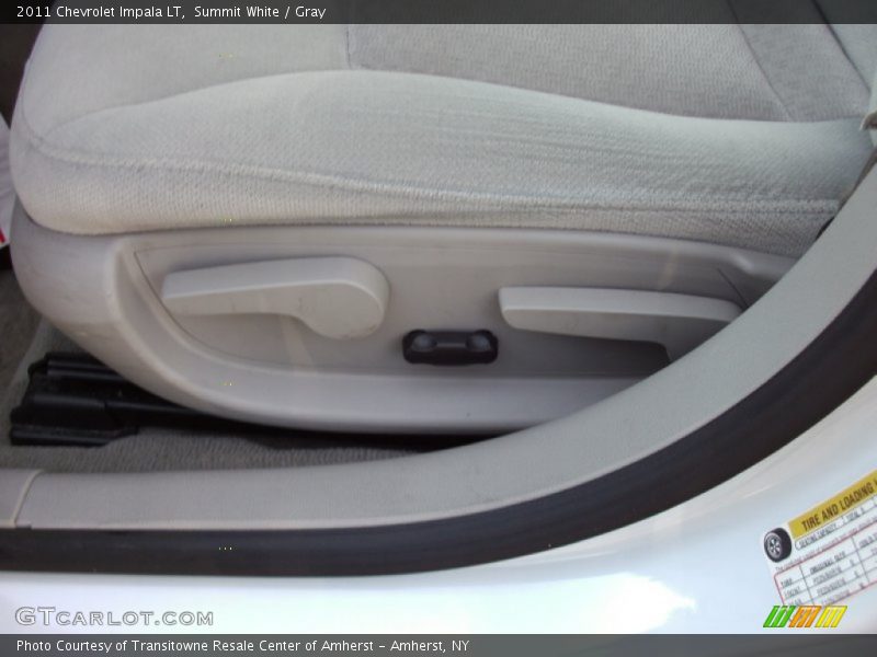 Summit White / Gray 2011 Chevrolet Impala LT