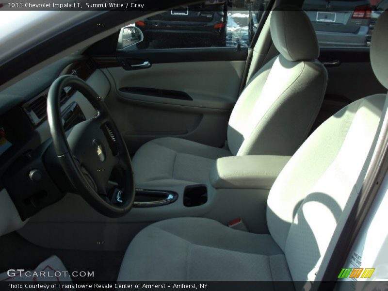 Summit White / Gray 2011 Chevrolet Impala LT