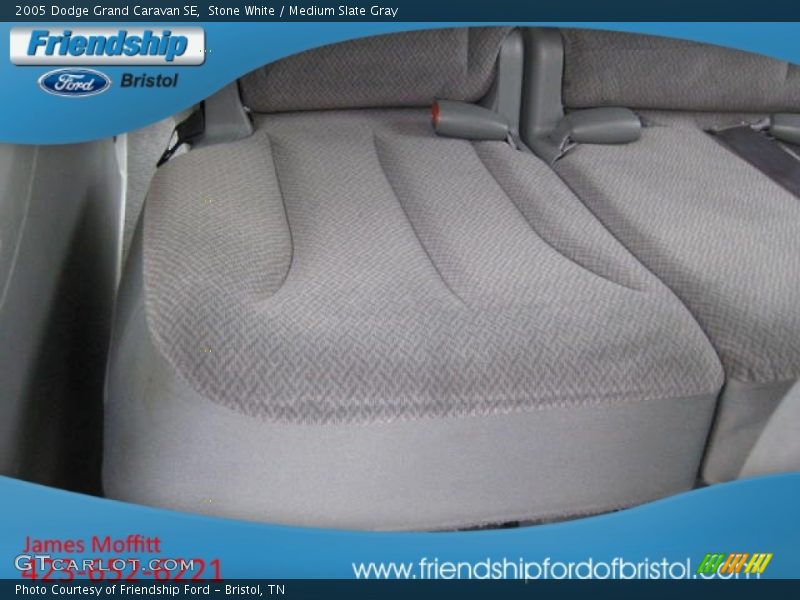 Stone White / Medium Slate Gray 2005 Dodge Grand Caravan SE
