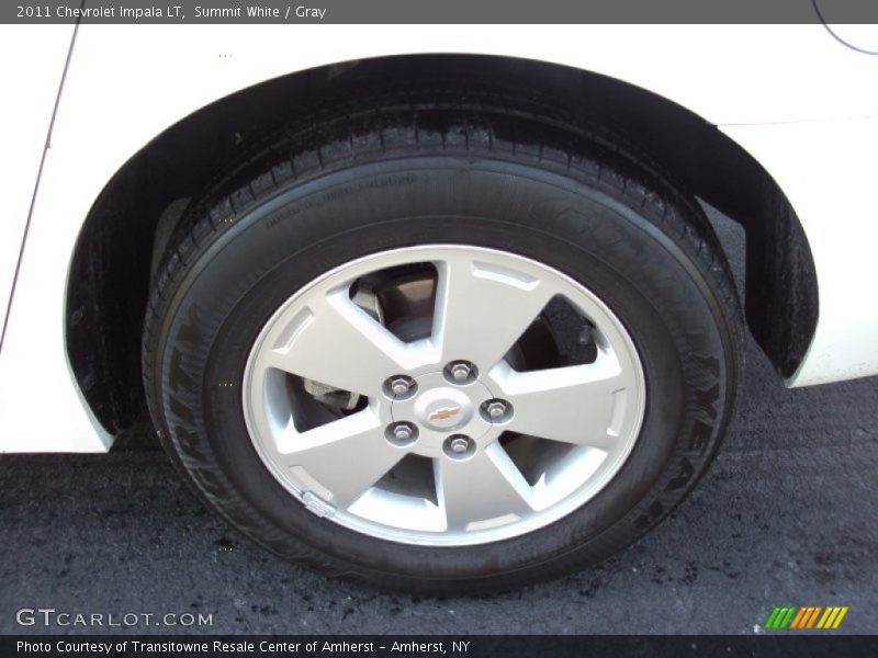 Summit White / Gray 2011 Chevrolet Impala LT