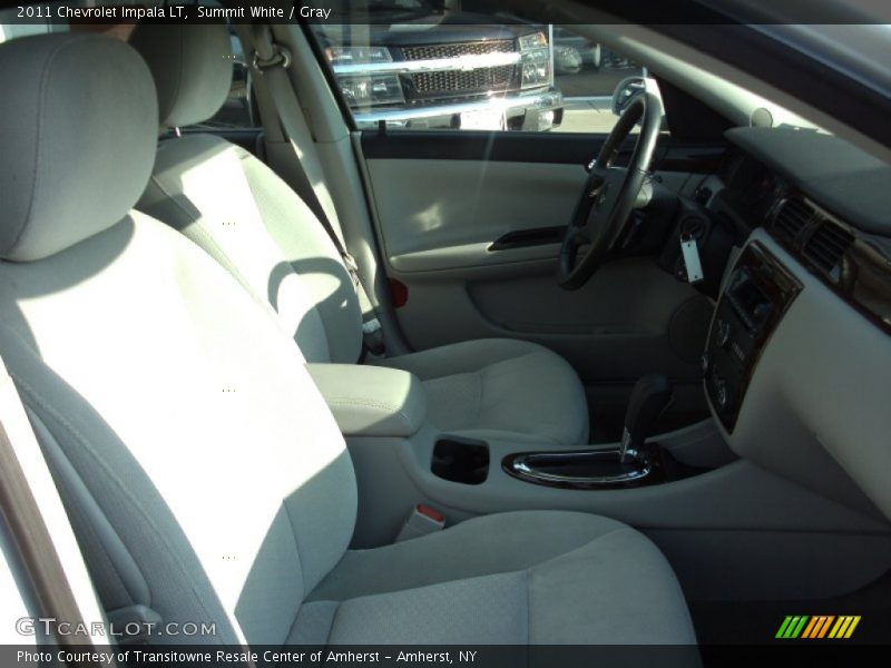 Summit White / Gray 2011 Chevrolet Impala LT