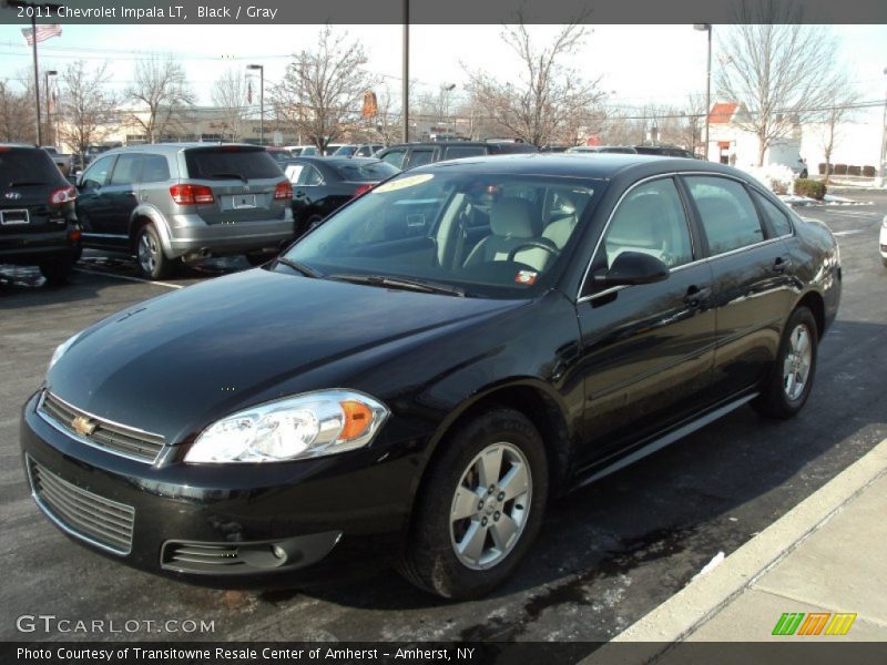 Black / Gray 2011 Chevrolet Impala LT
