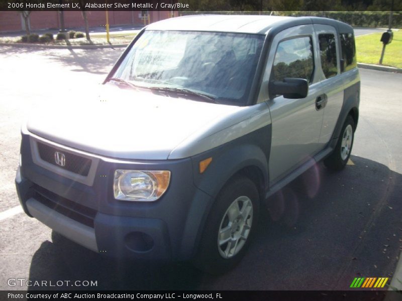 Alabaster Silver Metallic / Gray/Blue 2006 Honda Element LX