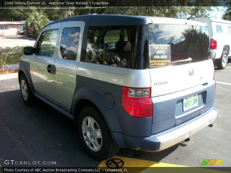 Alabaster Silver Metallic / Gray/Blue 2006 Honda Element LX