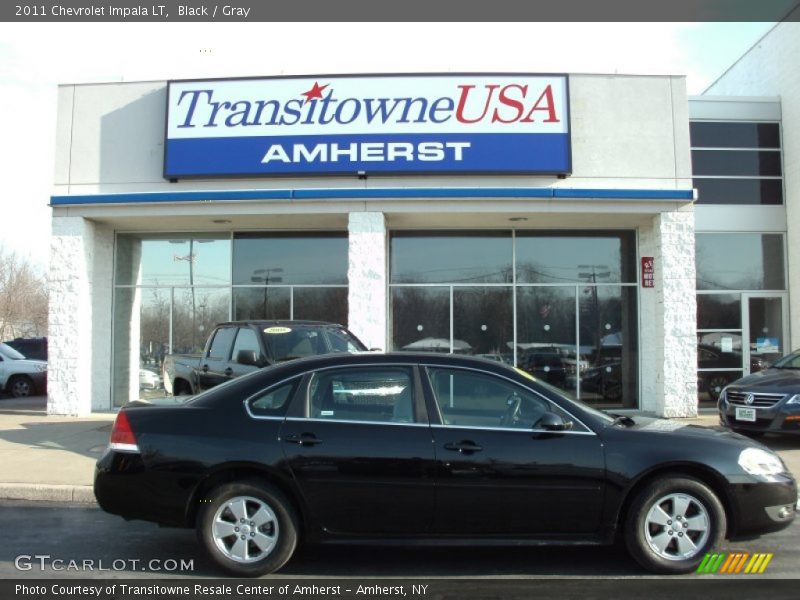 Black / Gray 2011 Chevrolet Impala LT