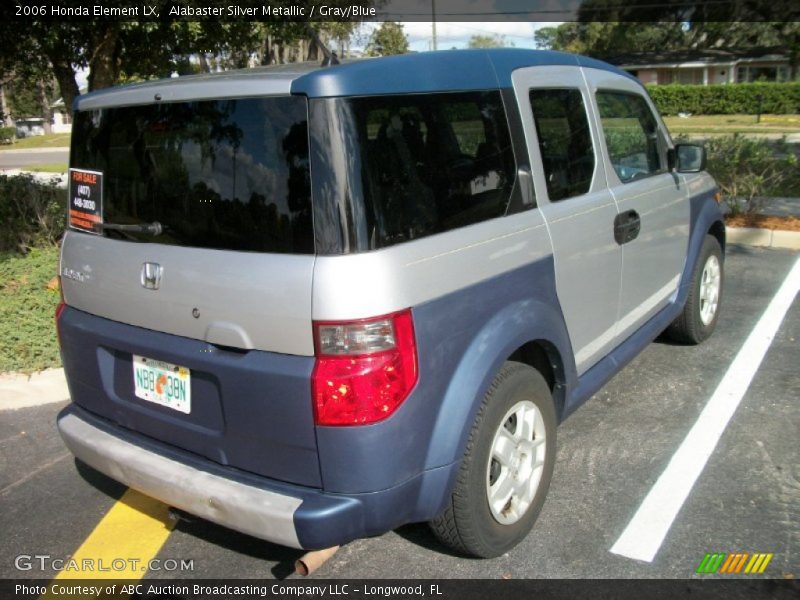 Alabaster Silver Metallic / Gray/Blue 2006 Honda Element LX