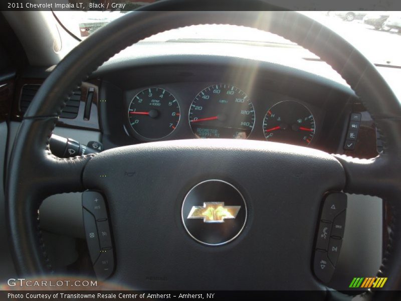 Black / Gray 2011 Chevrolet Impala LT