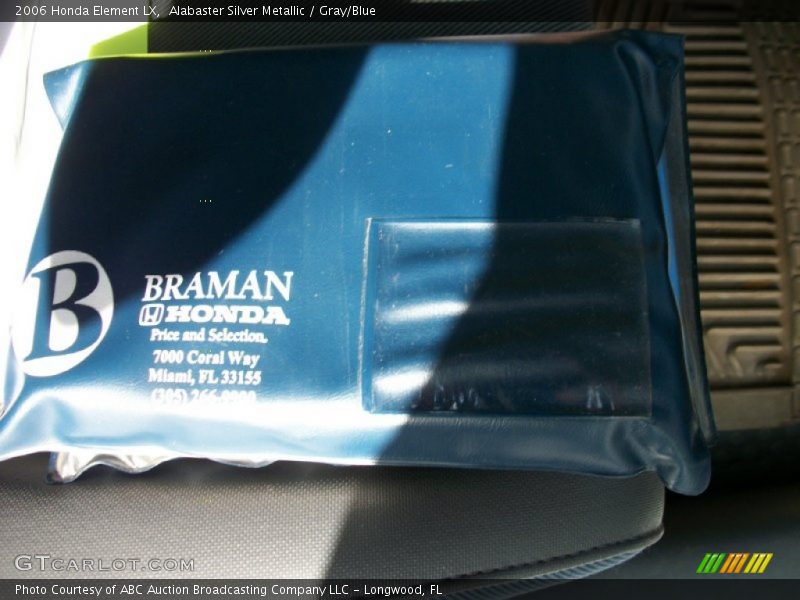 Alabaster Silver Metallic / Gray/Blue 2006 Honda Element LX