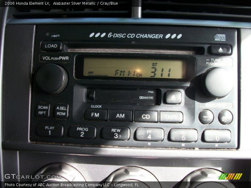 Alabaster Silver Metallic / Gray/Blue 2006 Honda Element LX