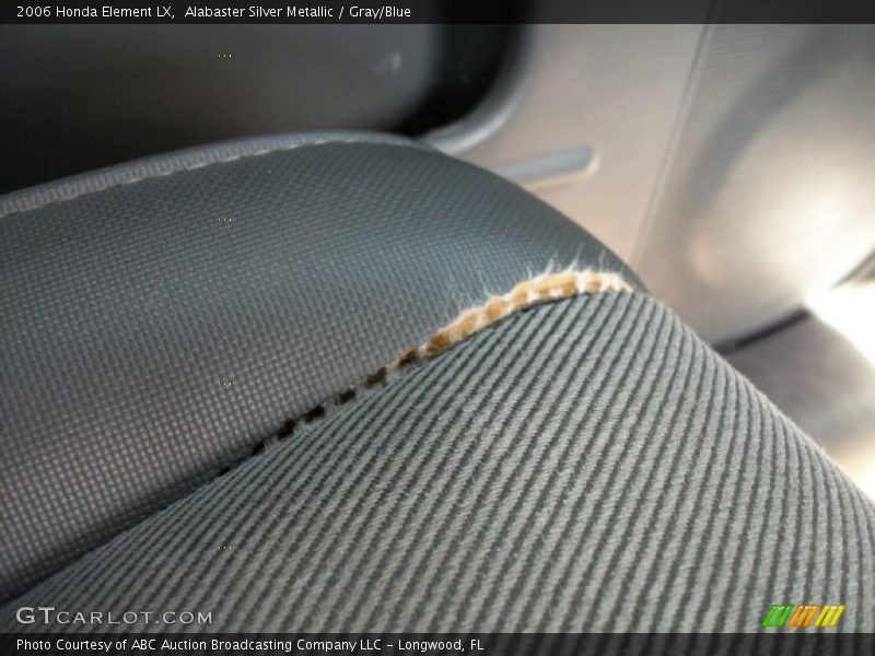 Alabaster Silver Metallic / Gray/Blue 2006 Honda Element LX