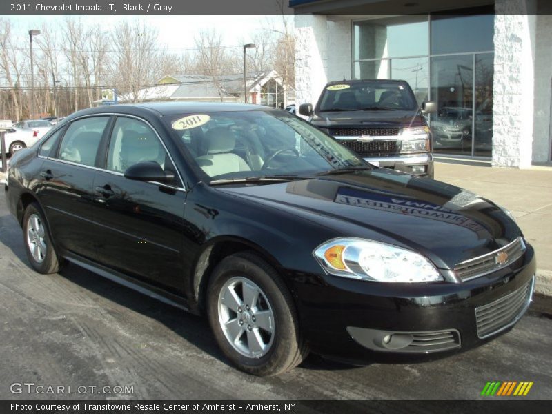 Black / Gray 2011 Chevrolet Impala LT