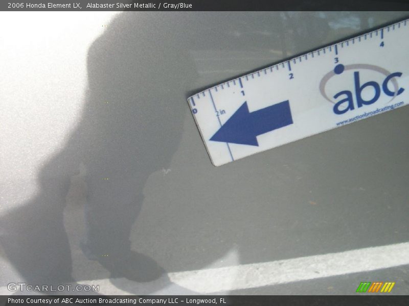 Alabaster Silver Metallic / Gray/Blue 2006 Honda Element LX