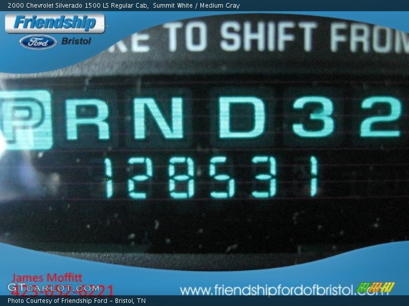 Summit White / Medium Gray 2000 Chevrolet Silverado 1500 LS Regular Cab