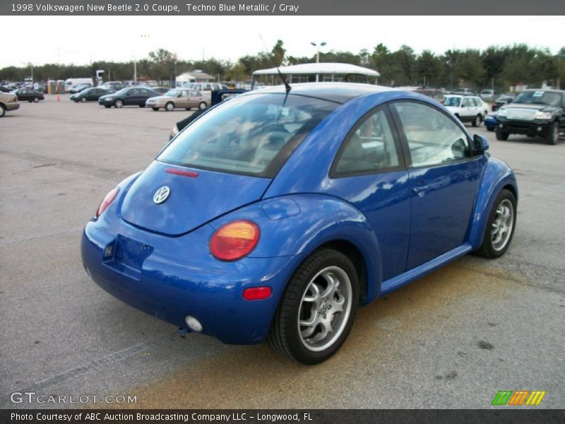 Techno Blue Metallic / Gray 1998 Volkswagen New Beetle 2.0 Coupe
