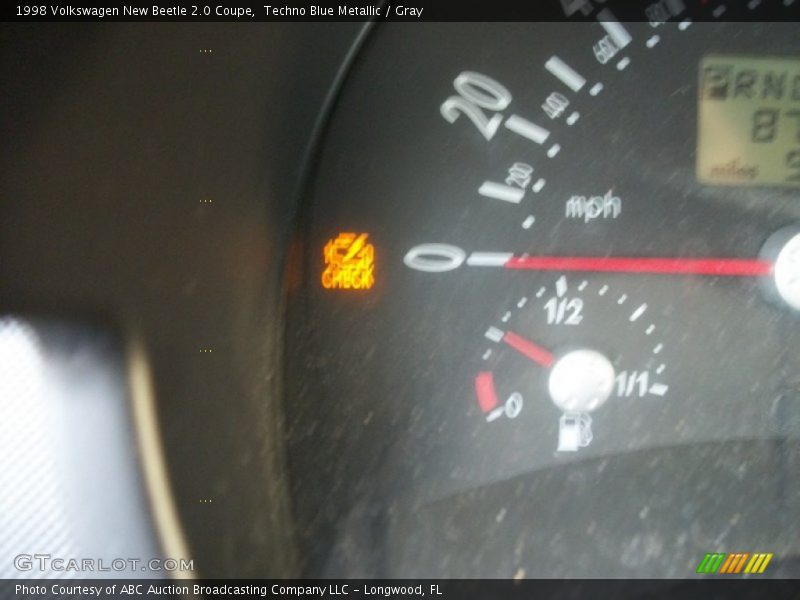 Techno Blue Metallic / Gray 1998 Volkswagen New Beetle 2.0 Coupe