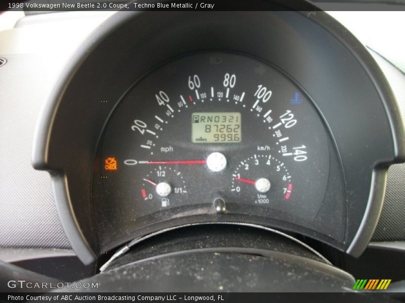  1998 New Beetle 2.0 Coupe 2.0 Coupe Gauges