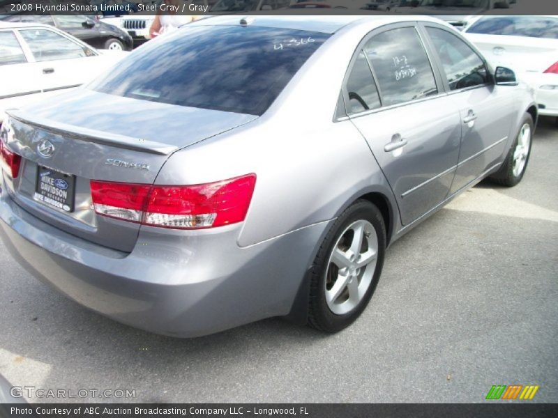 Steel Gray / Gray 2008 Hyundai Sonata Limited