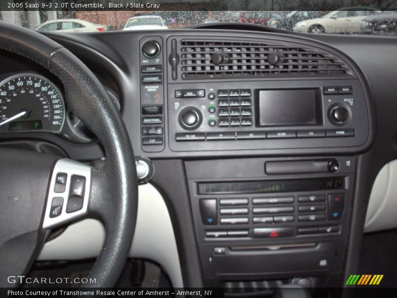 Black / Slate Gray 2006 Saab 9-3 2.0T Convertible