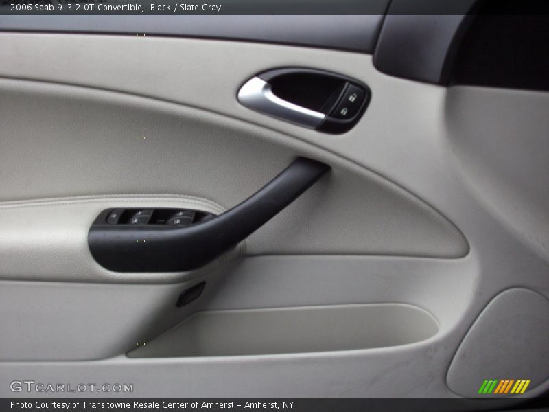 Black / Slate Gray 2006 Saab 9-3 2.0T Convertible