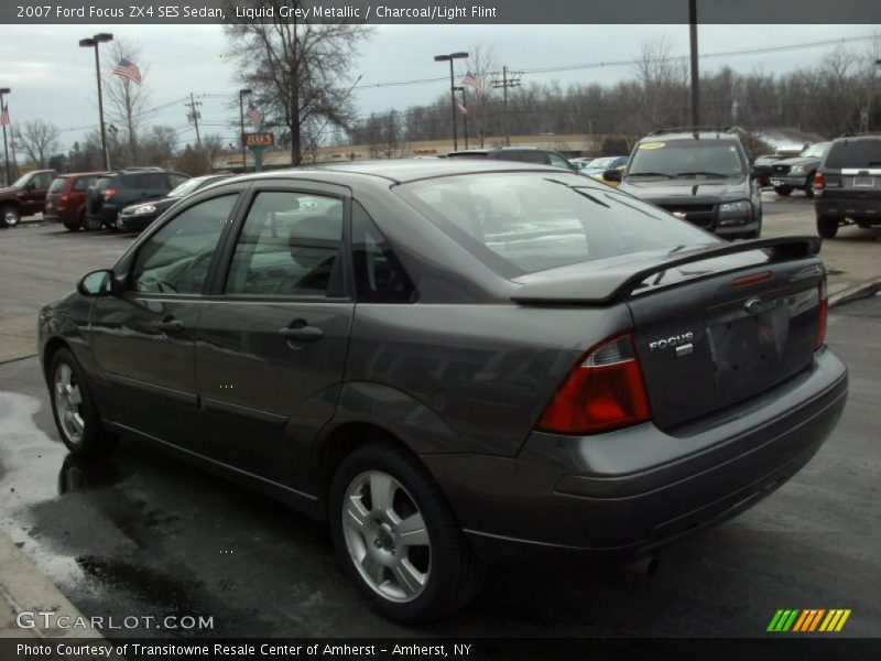 Liquid Grey Metallic / Charcoal/Light Flint 2007 Ford Focus ZX4 SES Sedan
