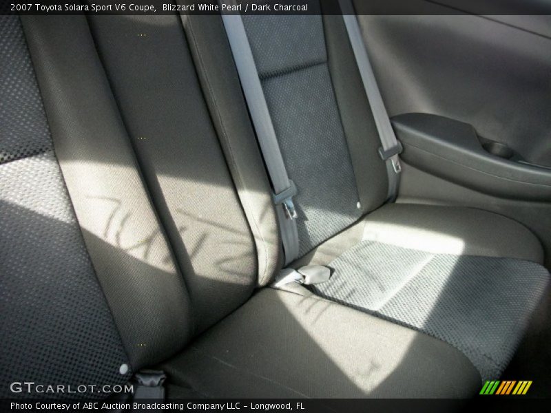 Blizzard White Pearl / Dark Charcoal 2007 Toyota Solara Sport V6 Coupe