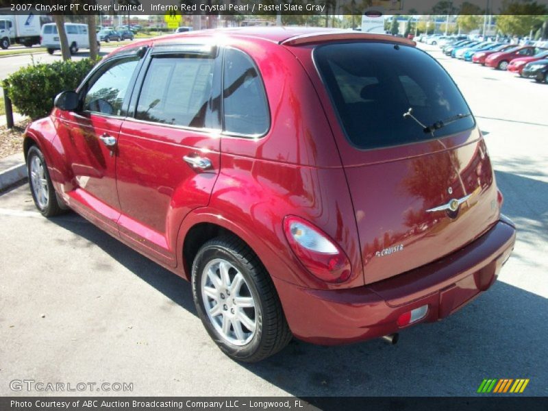 Inferno Red Crystal Pearl / Pastel Slate Gray 2007 Chrysler PT Cruiser Limited