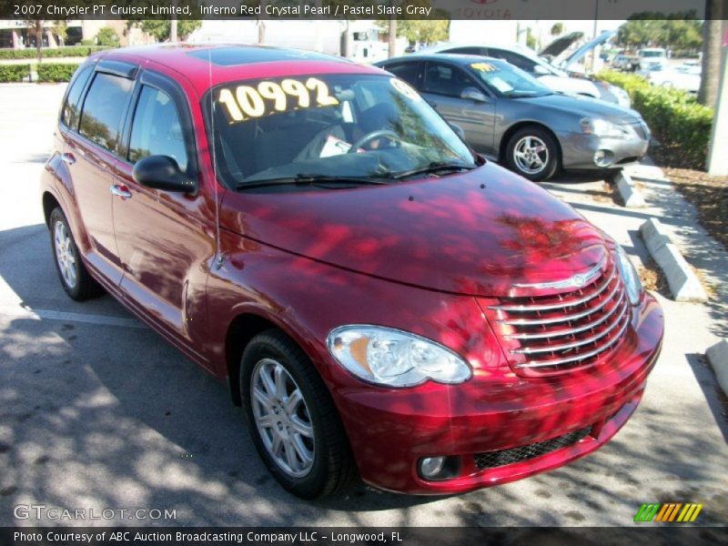 Inferno Red Crystal Pearl / Pastel Slate Gray 2007 Chrysler PT Cruiser Limited