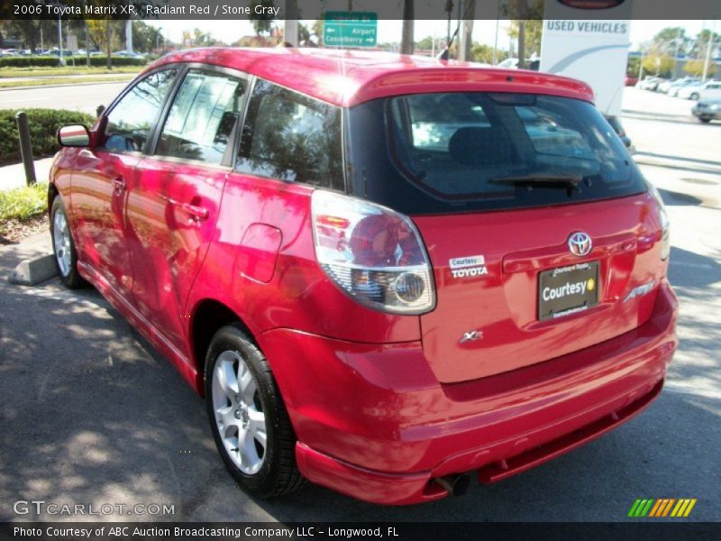 Radiant Red / Stone Gray 2006 Toyota Matrix XR