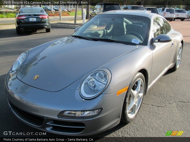 Seal Grey Metallic / Black 2005 Porsche 911 Carrera Coupe