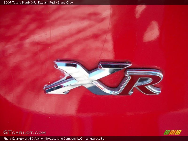 Radiant Red / Stone Gray 2006 Toyota Matrix XR