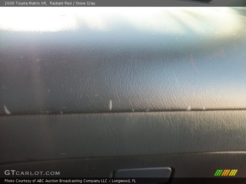 Radiant Red / Stone Gray 2006 Toyota Matrix XR