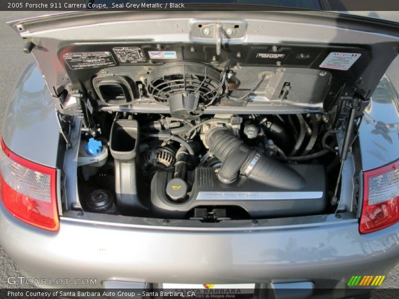 Seal Grey Metallic / Black 2005 Porsche 911 Carrera Coupe